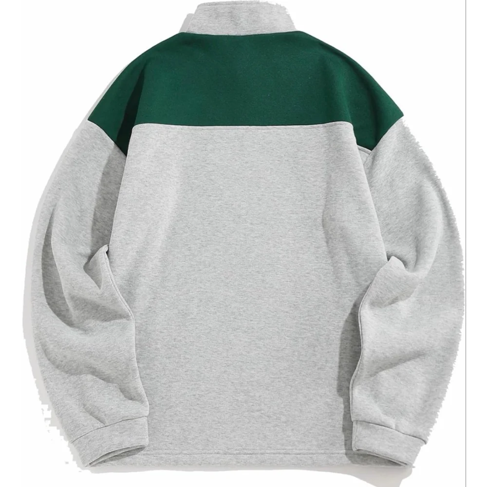 NEW ZAFUL Men's Embroidered Alaska 1/4 Zip Fleece Pullover Sweatshirt 2X